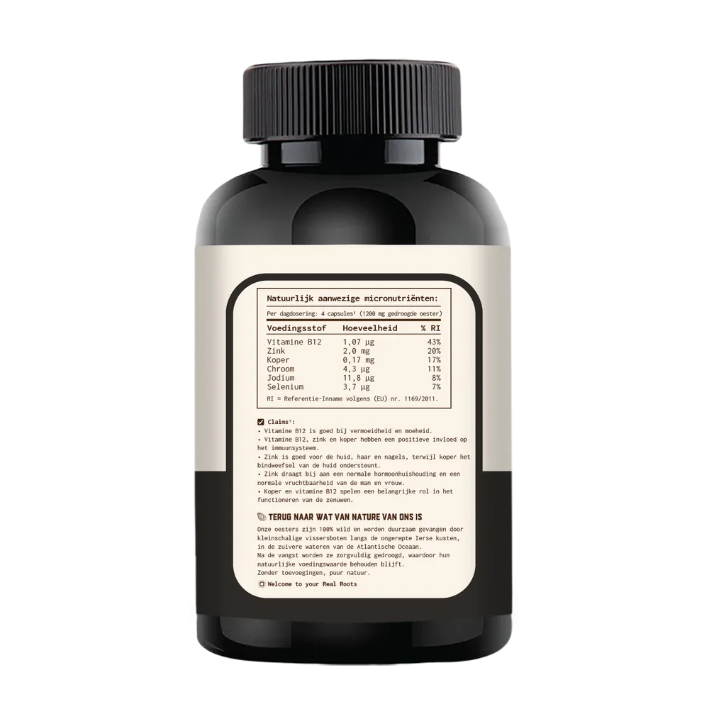 Real Roots Oester Capsules (120 capsules) - image 2