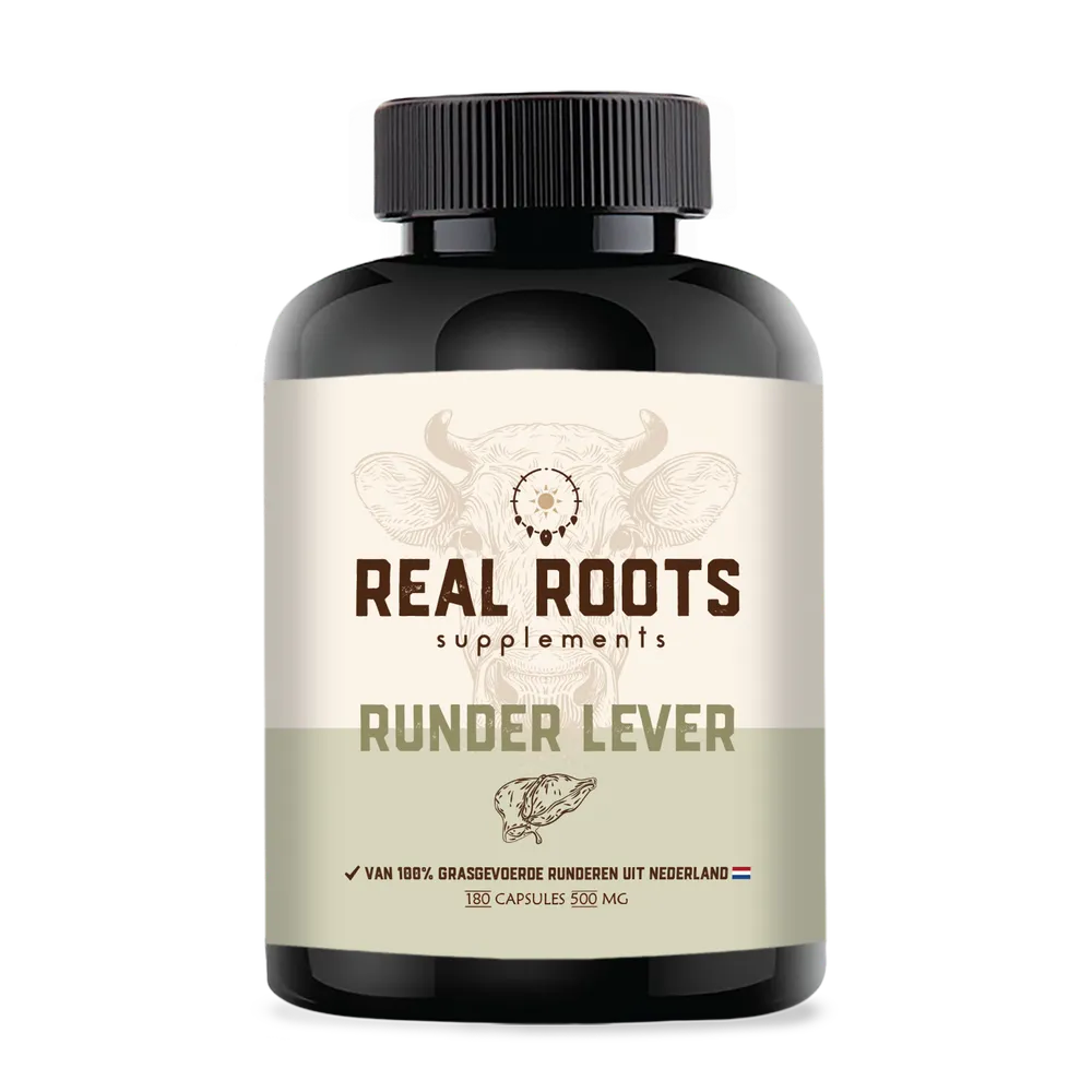 Real Roots Runder Lever Capsules (180 capsules)