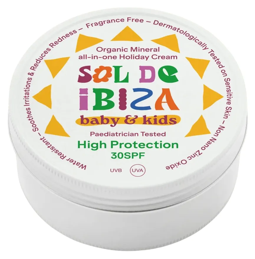 Sol De Ibiza SPF30 Baby & Kids Holiday Cream Mini (30 gr)