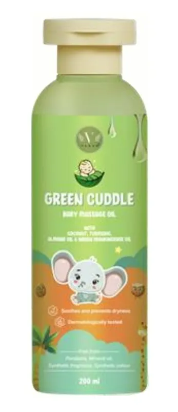 Vanan Green Cuddle Baby Massage Oil (200 ml)