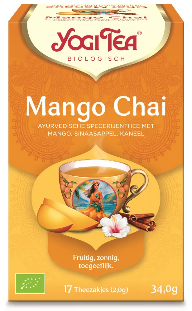 Yogi Tea Mango Chai Biologische Kruidenthee (17 stuks)