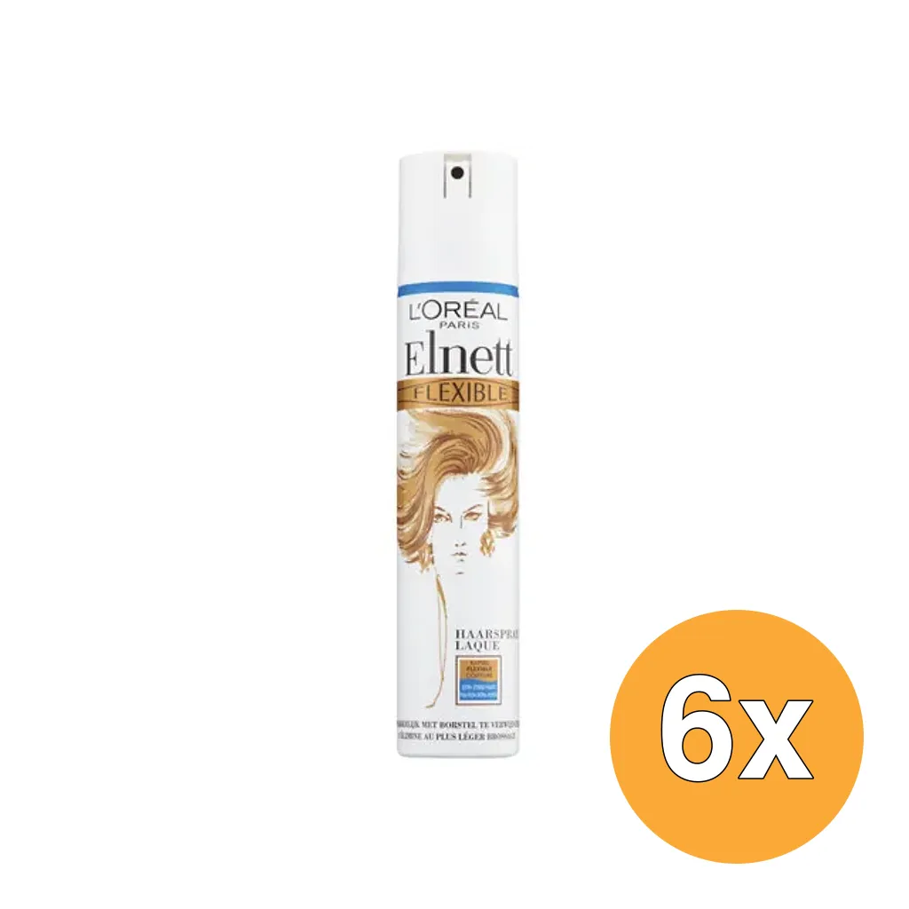 6x L'Oréal Paris Elnett Flexible (200 ml)