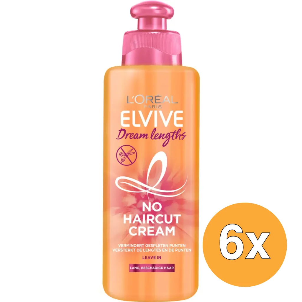 6x L'Oréal Paris Elvive Leave In Cream Dream Length (200 ml)