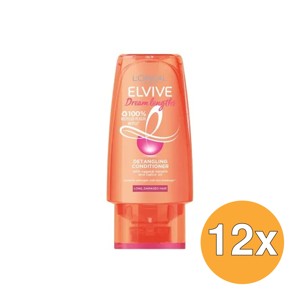 12x L'Oréal Paris Elvive Conditioner Dream Length (90 ml)