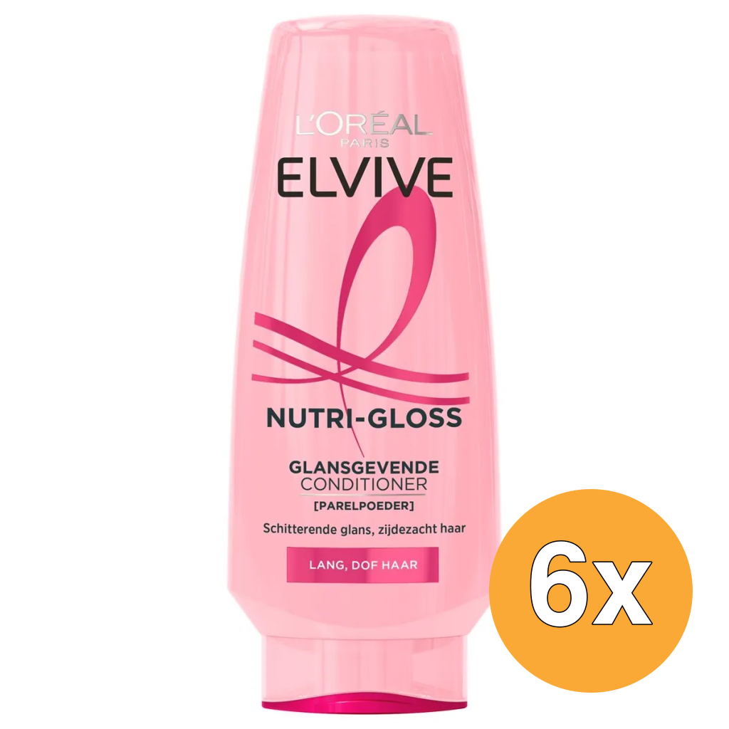 6x L'Oréal Paris Elvive Cremespoeling Nutri Gloss (200 ml)