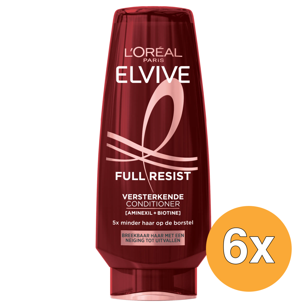 6x L'Oréal Paris Elvive Conditioner Full Resist Power (250 ml)