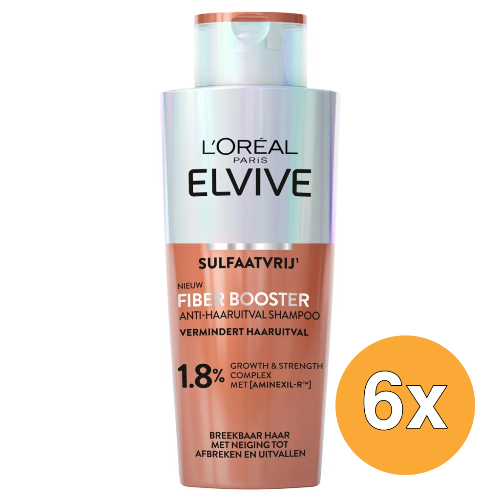 6x L'Oréal Paris Elvive Shampoo Growth Factor (200 ml)