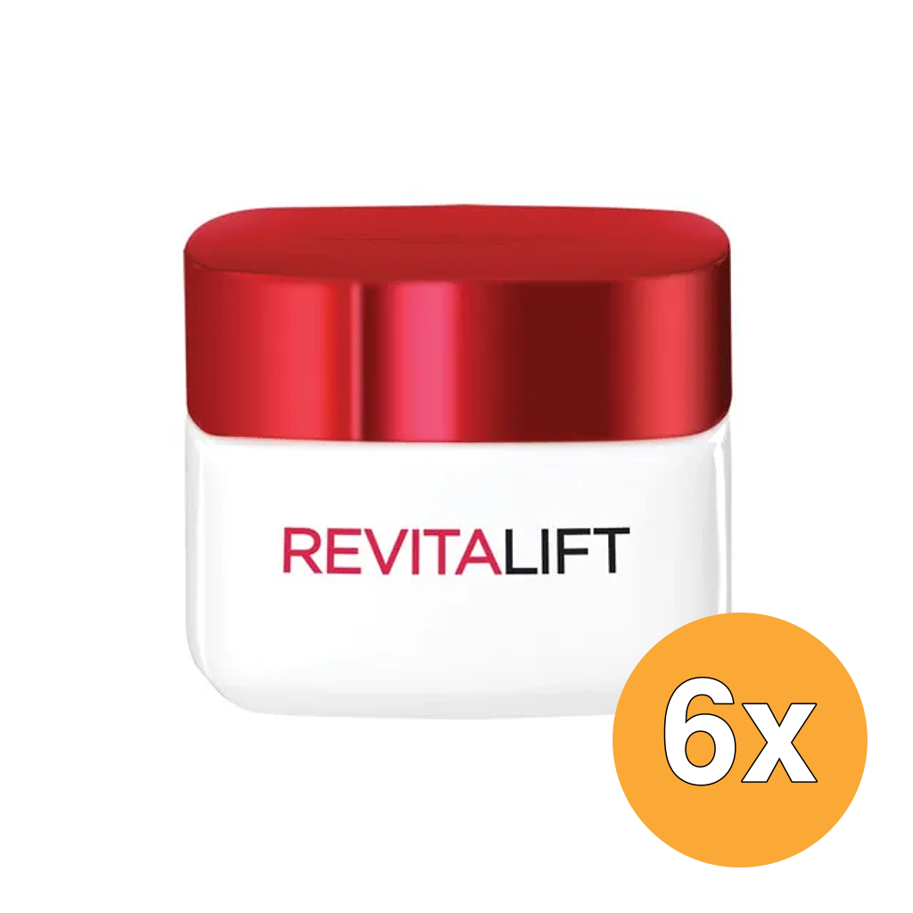 6x L'Oréal Paris Revitalift Dagcreme (50 ml)