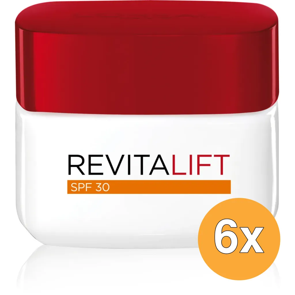 6x L'Oréal Paris Revitalift Dagcreme SPF30 (50 ml)