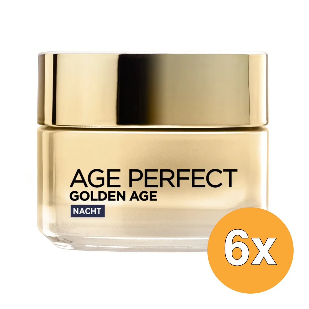 6x L'Oréal Paris Age Perfect Golden Age Nachtcreme (50 ml)