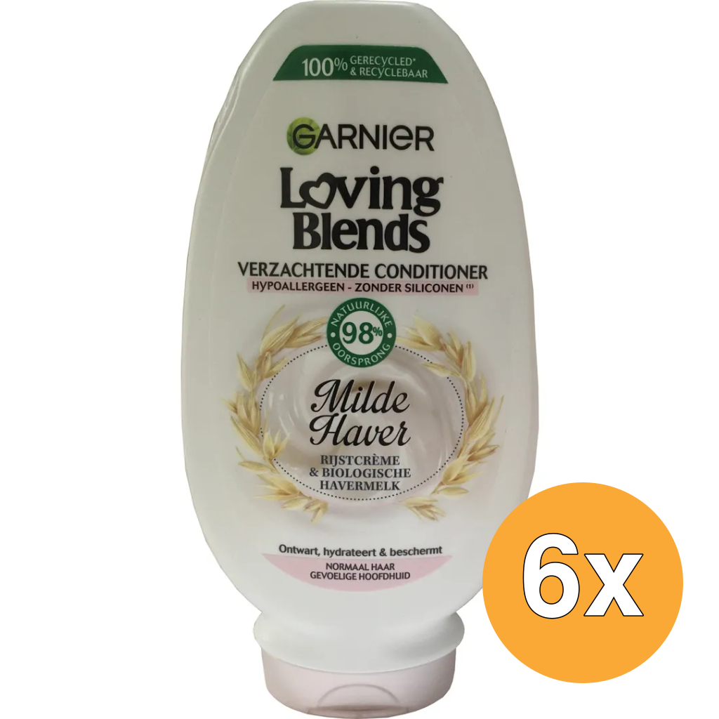 6x Garnier Loving Blends Conditioner Milde Haver (250 ml)