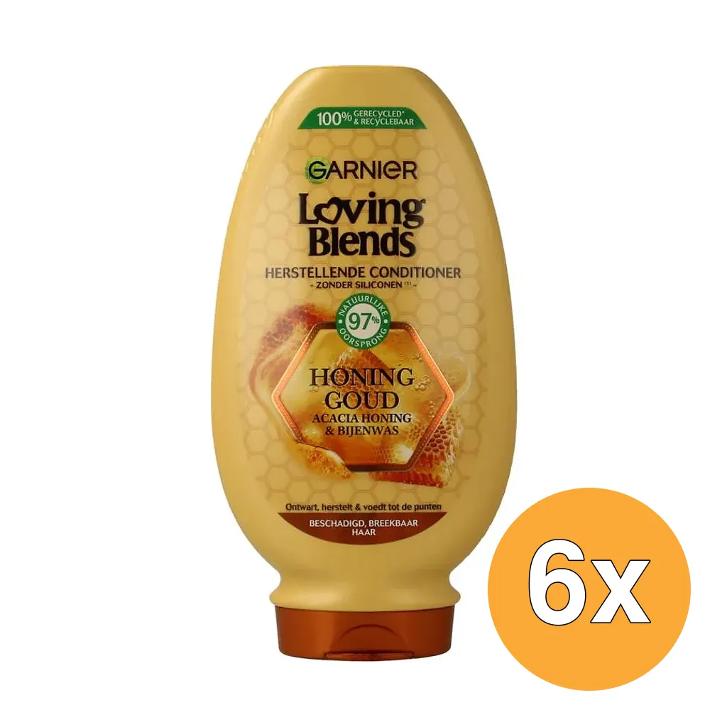 6x Garnier Loving Blends Conditioner Honing Goud (200 ml)