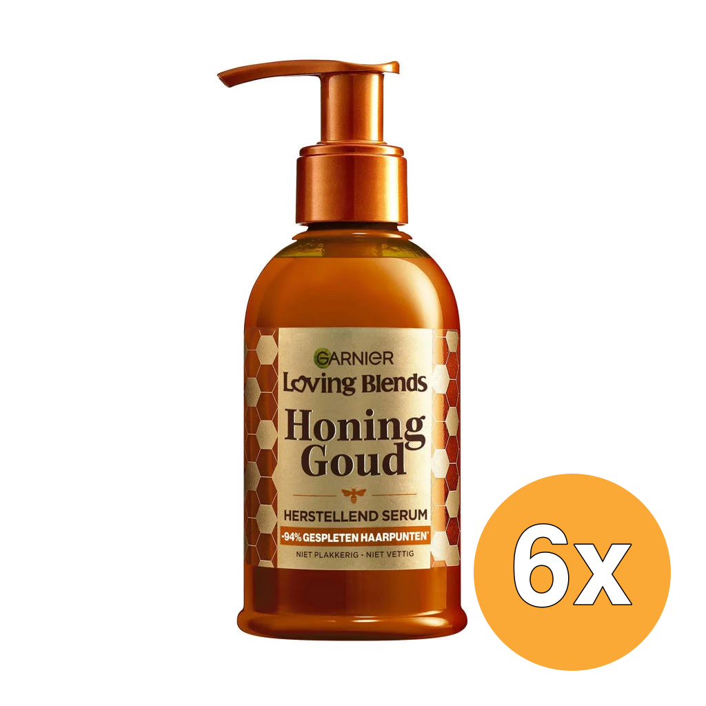 6x Garnier Loving Blends Haarserum Herstellend Honing Goud (115 ml)