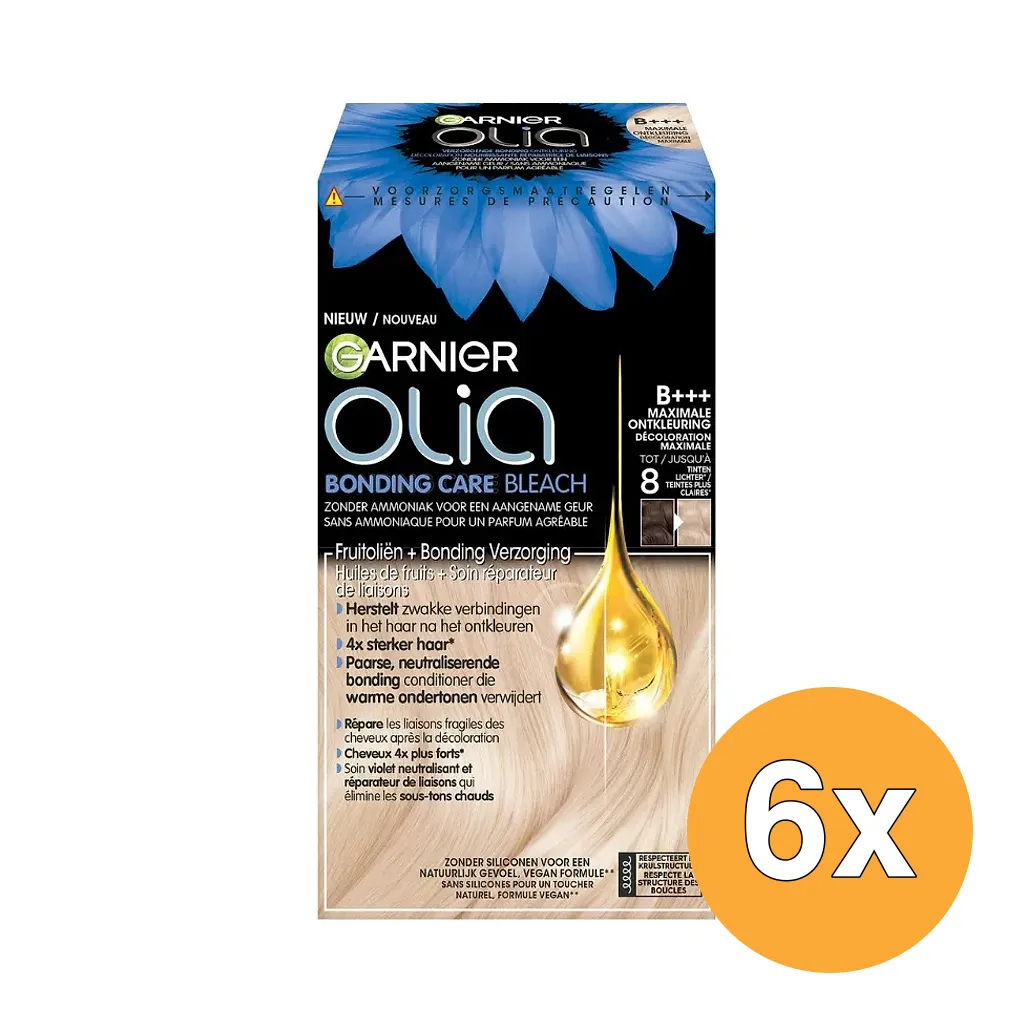 6x Garnier Olia Blonding Care Bleach B+++ (1 stuk)