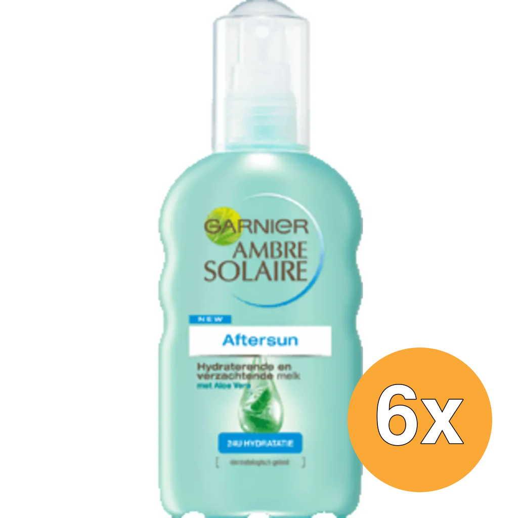 6x Garnier Ambre Solaire Aftersun Spray (200 ml)