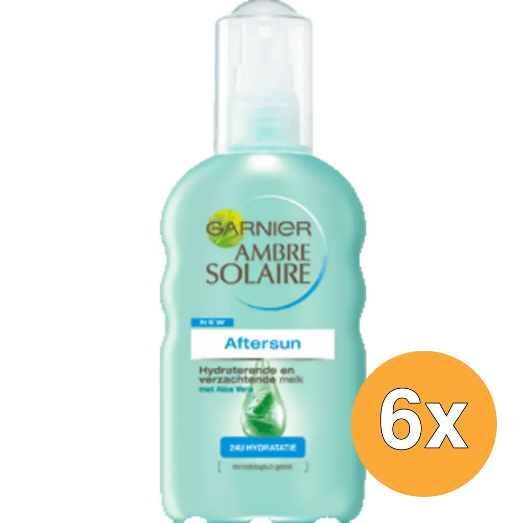 6x Garnier Ambre Solaire Aftersun Spray (200 ml)