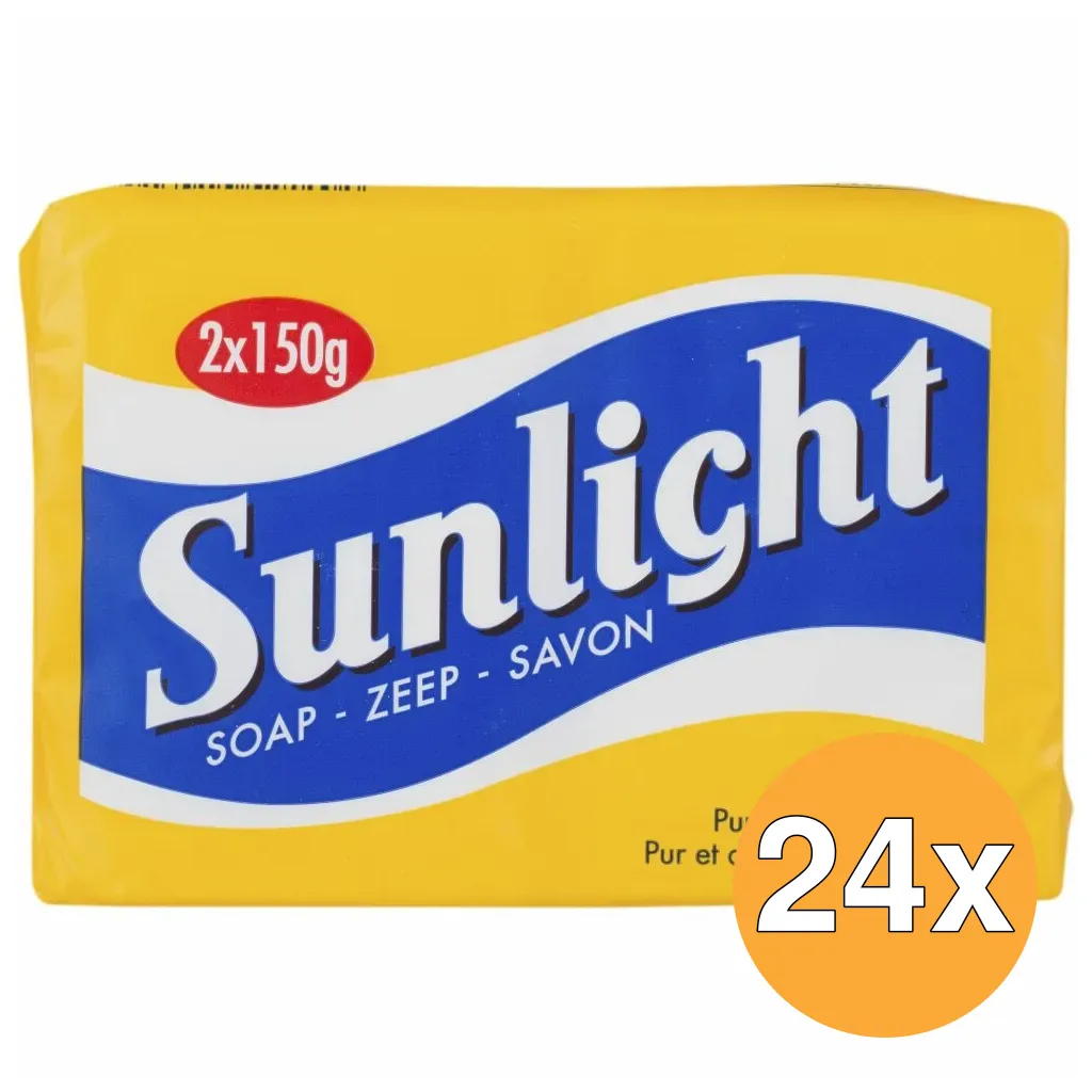 24x Sunlight Huishoudzeep (2 x 150 gr)