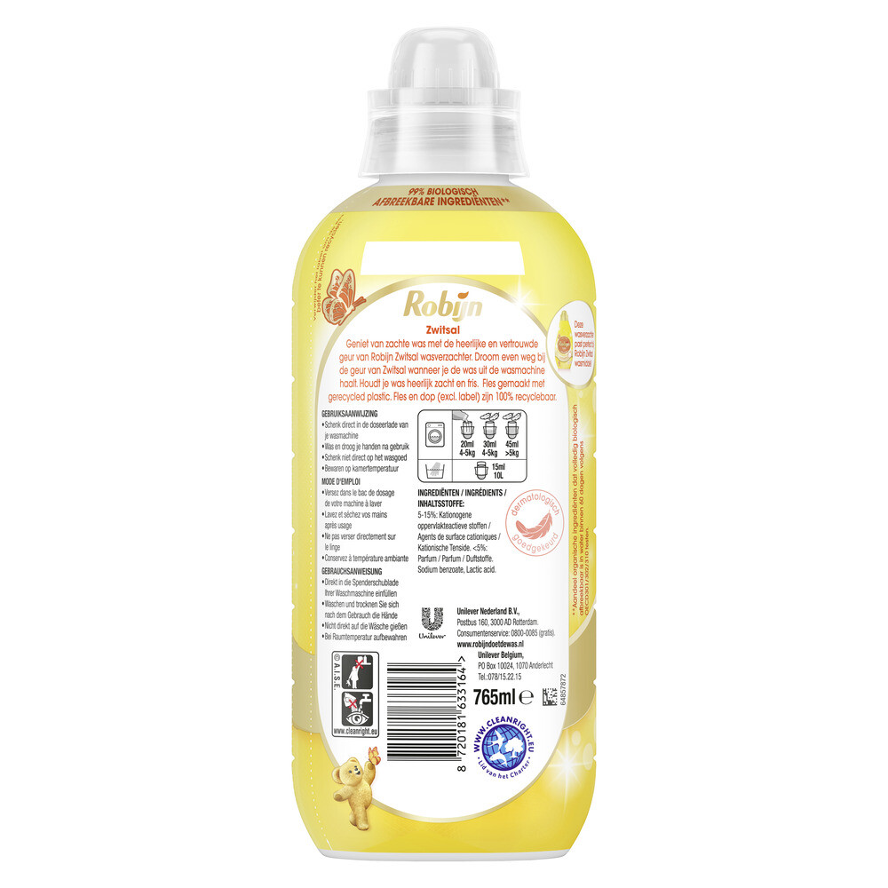 Robijn Wasverzachter Zwitsalgeur (765 ml)