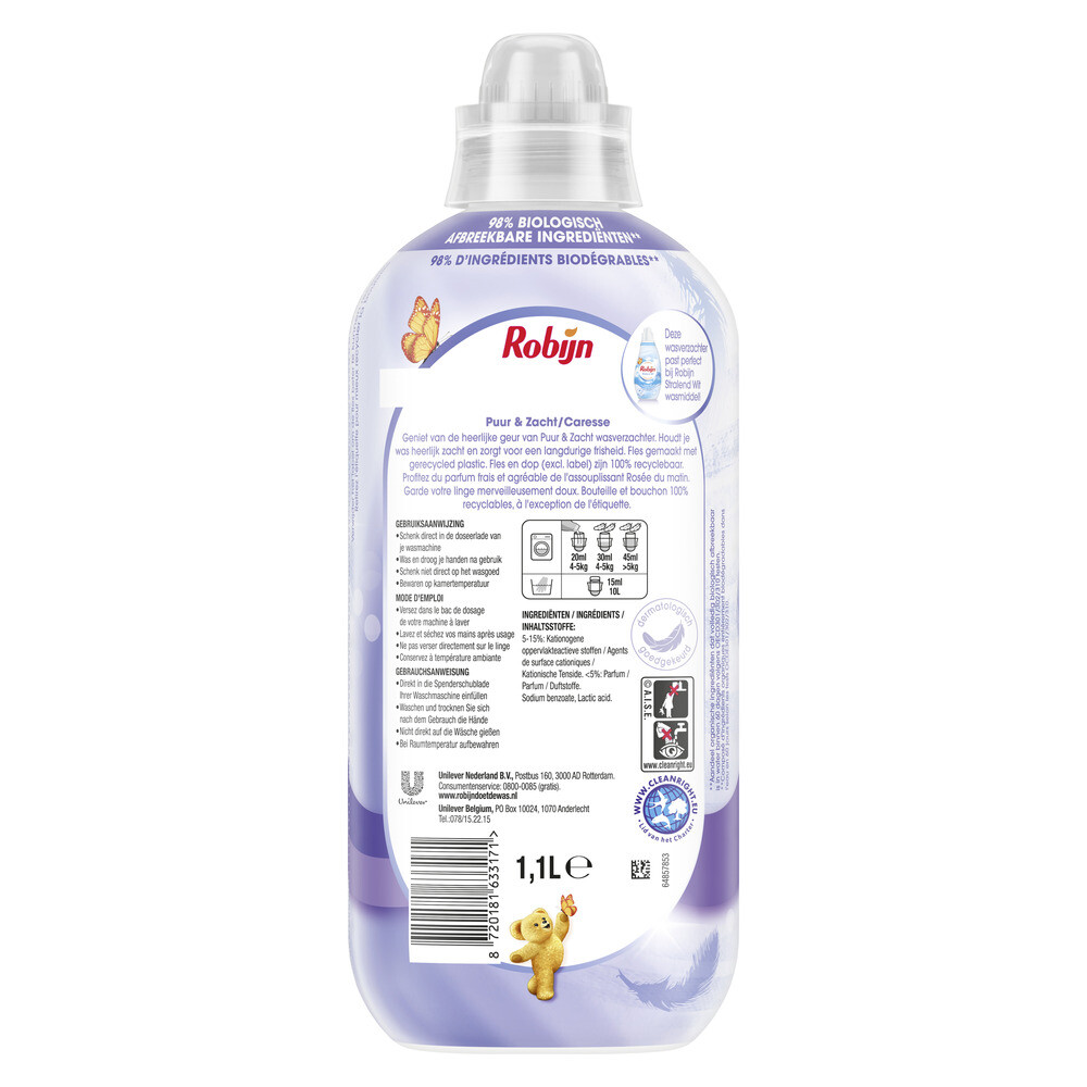 Robijn Wasverzachter Puur & Zacht (1100 ml)