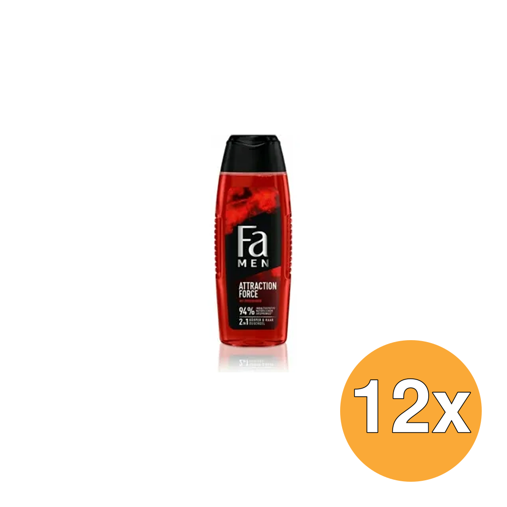 12x Fa Attraction Force 2in1 Shower Gel (250 ml)