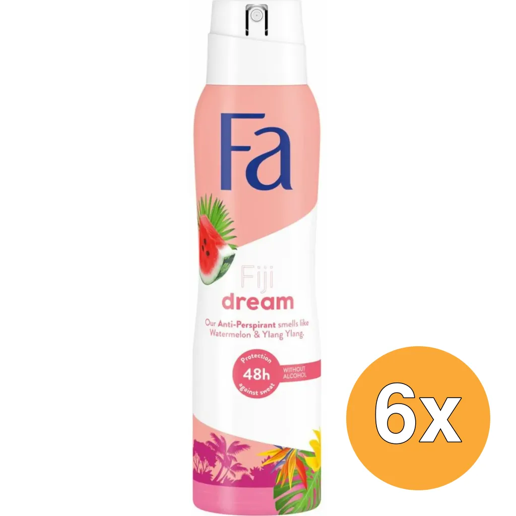 6x Fa Deospray Fiji Dream (150 ml)