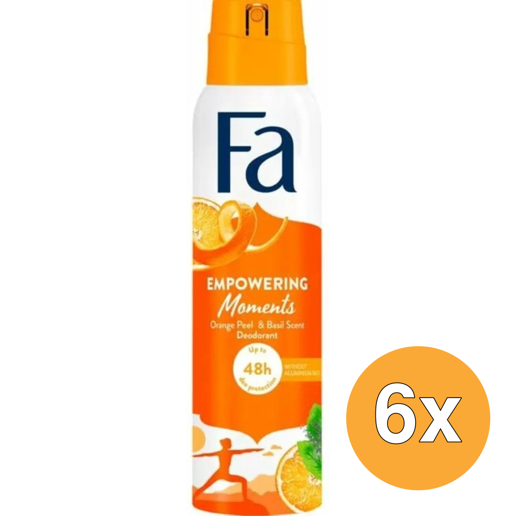 6x Fa Deospray Empowering Moments (150 ml)