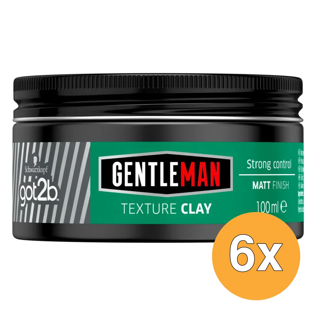 6x Got2B Gentleman Texture Clay (100 ml)