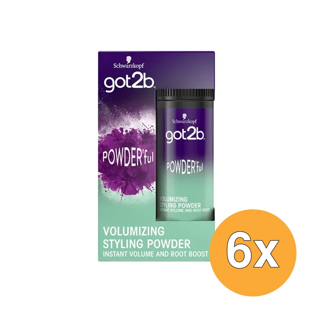 6x Got2B Powderful (10 gr)