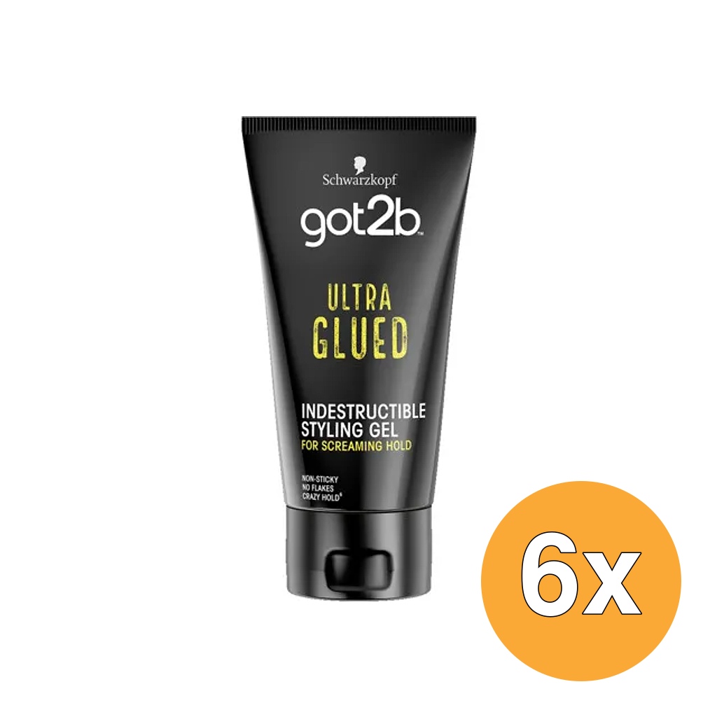 6x Got2B Ultra Glued Gel (150 ml)
