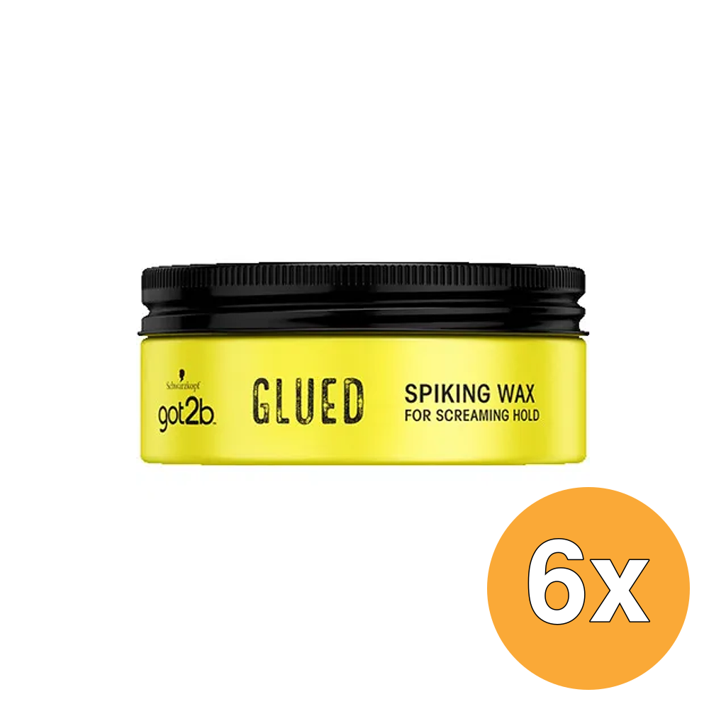6x Got2B Wax Glued Spiking (75 ml)