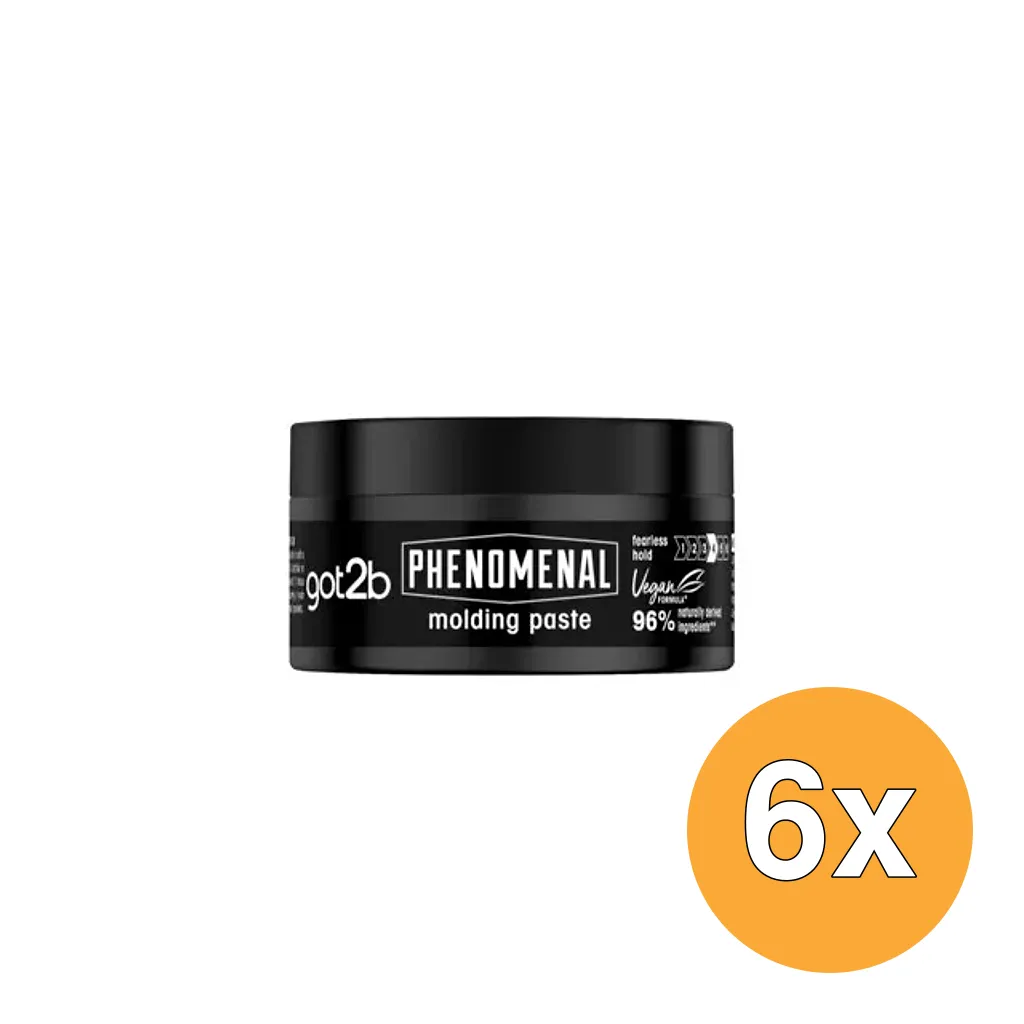 6x Got2B Gentleman Molding Paste (100 ml)