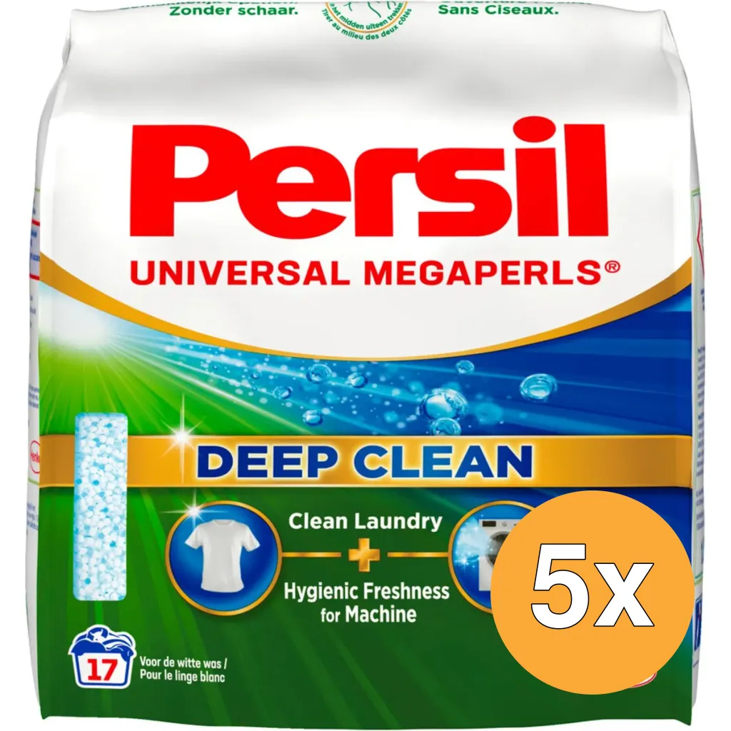 5x Persil Megaperls Power (17 capsules)