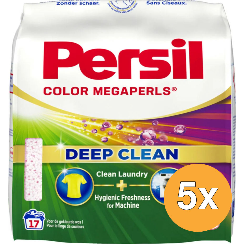 5x Persil Megaperls Color (17 capsules)