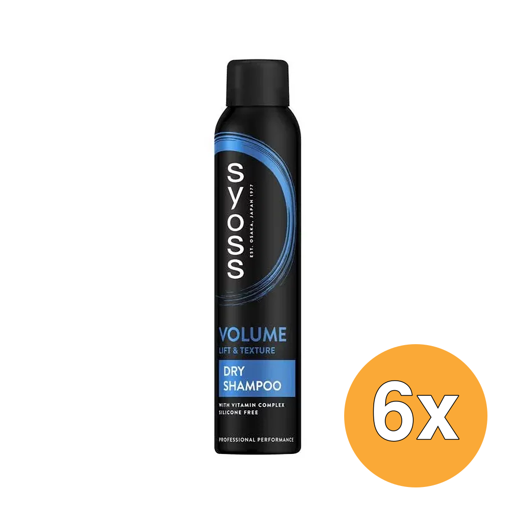 6x Syoss Droogshampoo Volume Lift (200 ml)