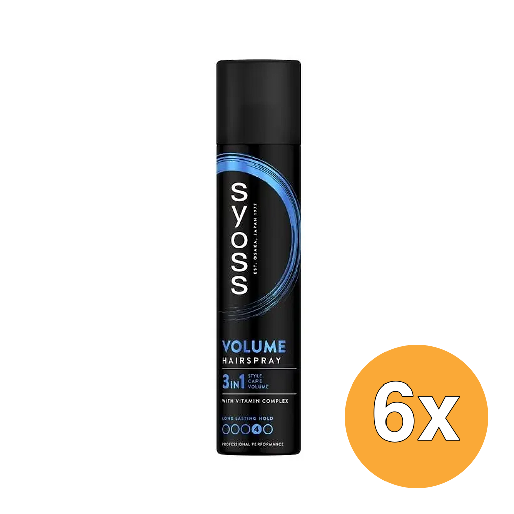6x Syoss Haarspray Volume Lift (300 ml)