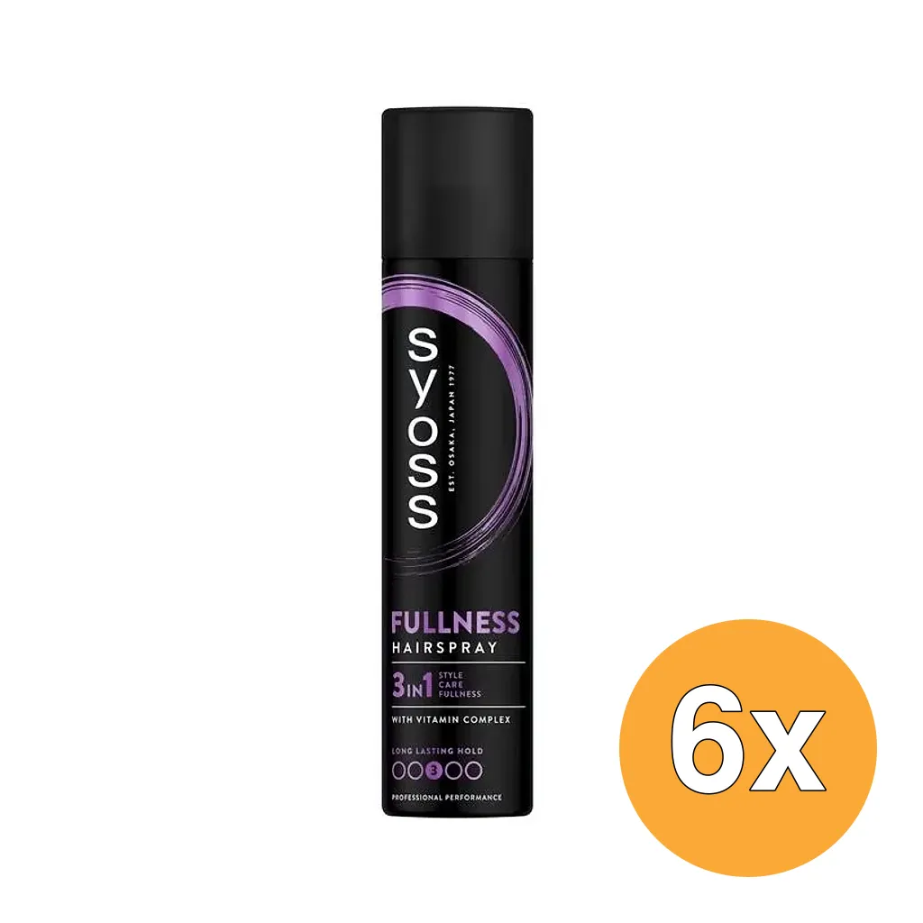 6x Syoss Haarspray 5 Full Hair (300 ml)