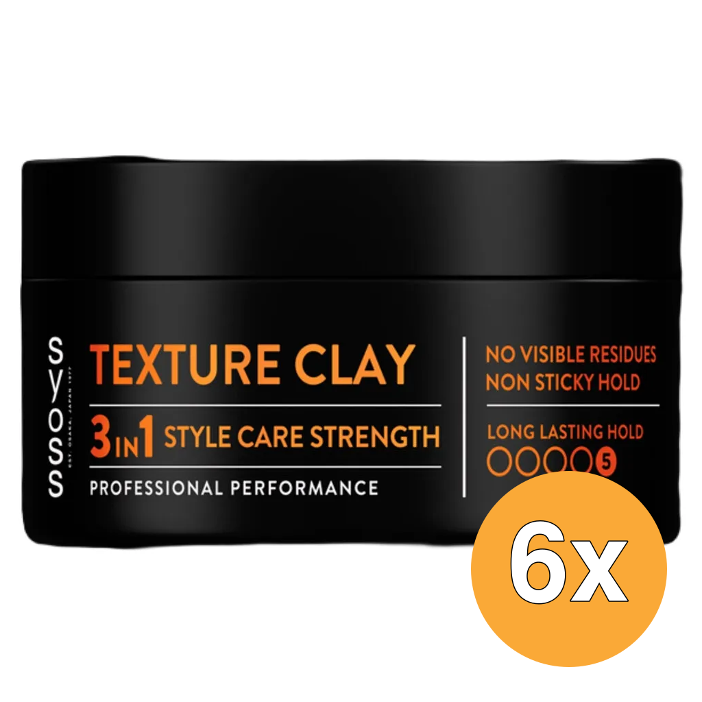 6x Syoss Clay Texture (100 ml)