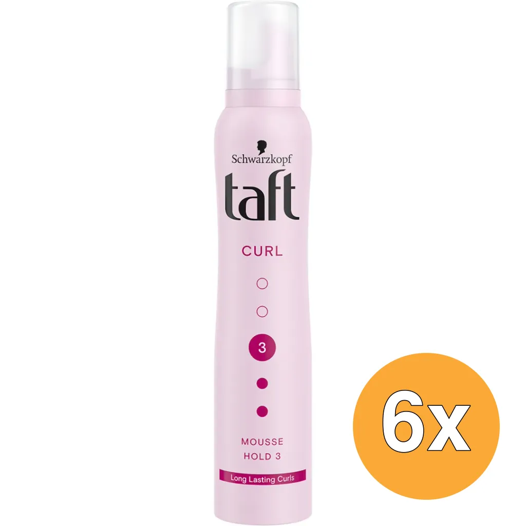 6x Taft Styling Styling mousse curl (200 ml)