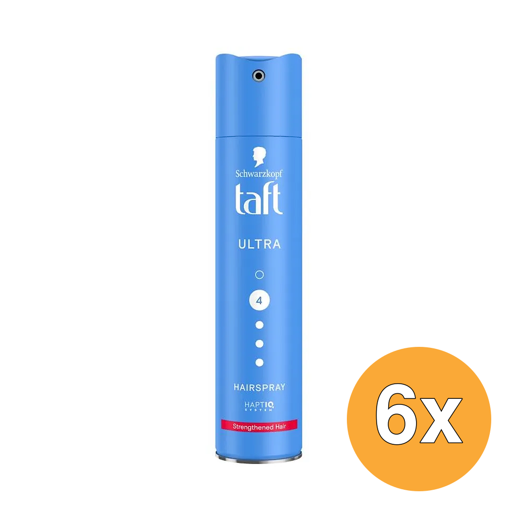 6x Taft Spray Ultra Strong (250 ml)