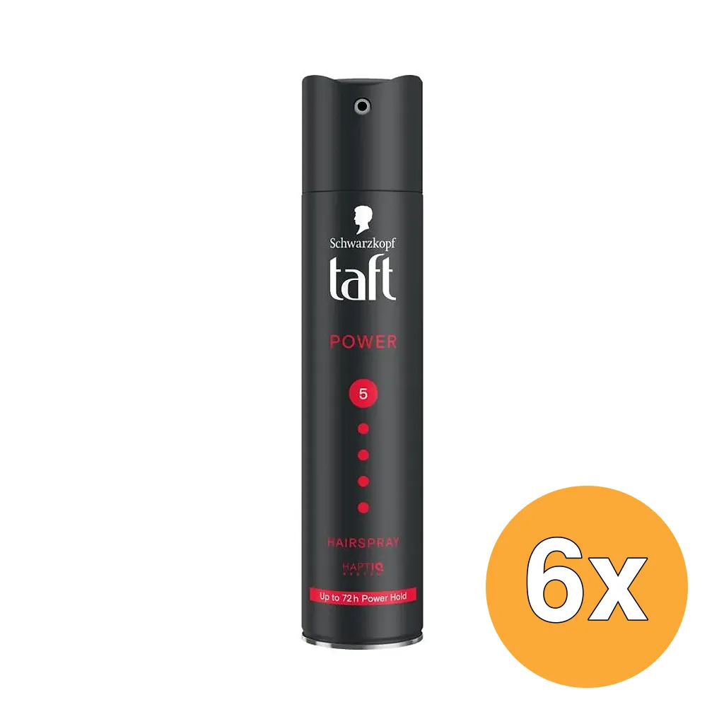 6x Taft Hairspray Power (250 ml)