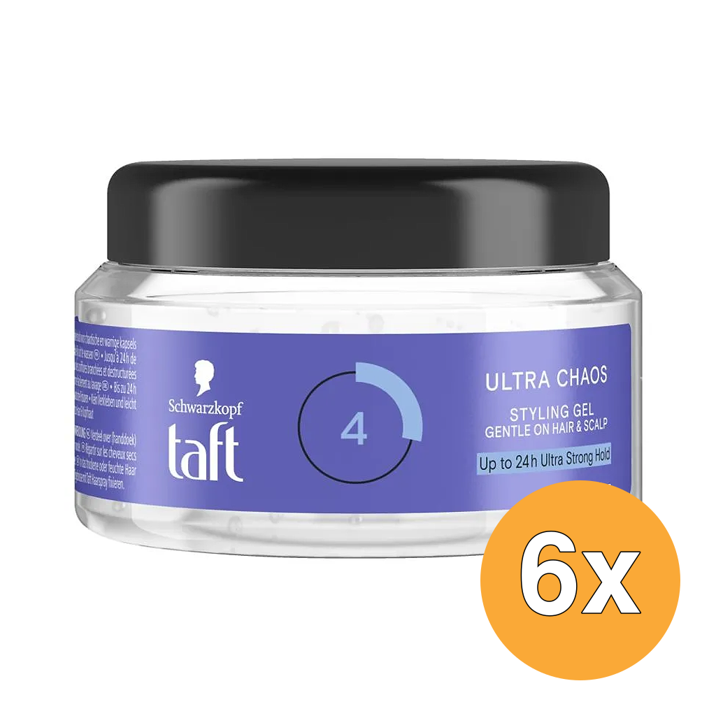 6x Taft Chaos Gelee Extra Strong (250 ml)