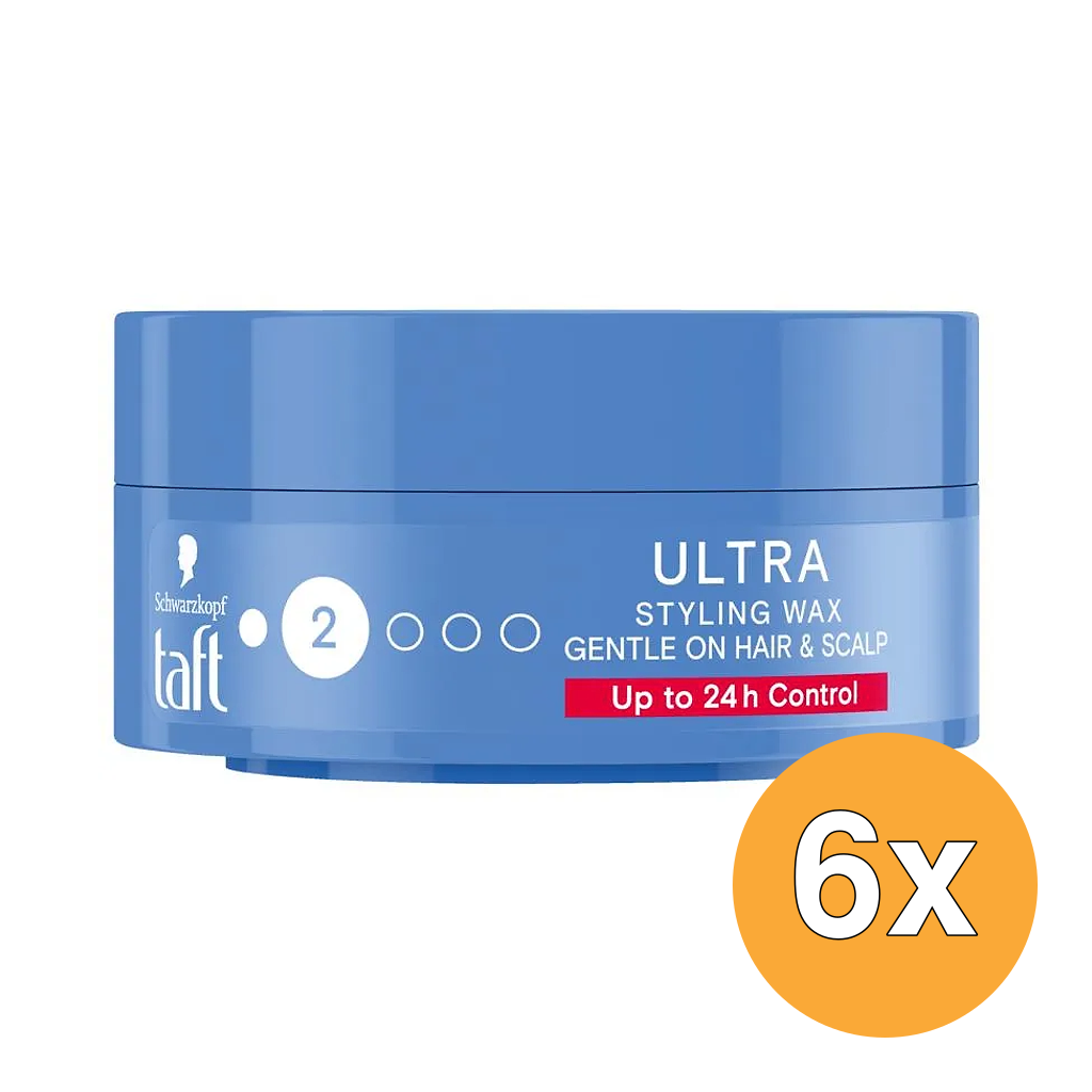 6x Taft Ultra Wax Structure (75 ml)