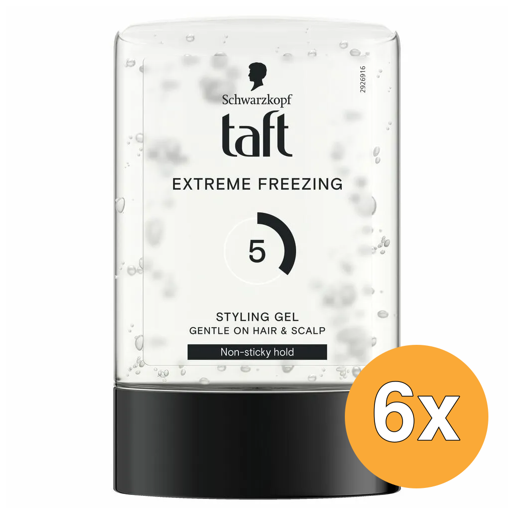 6x Taft Extreme Freezing Gel 5 (300 ml)