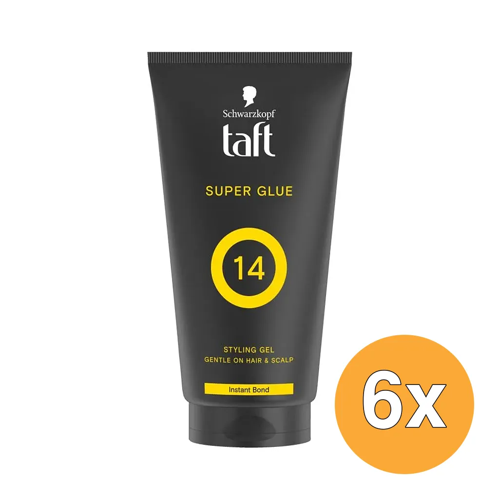 6x Taft Super Glue Tube (150 ml)