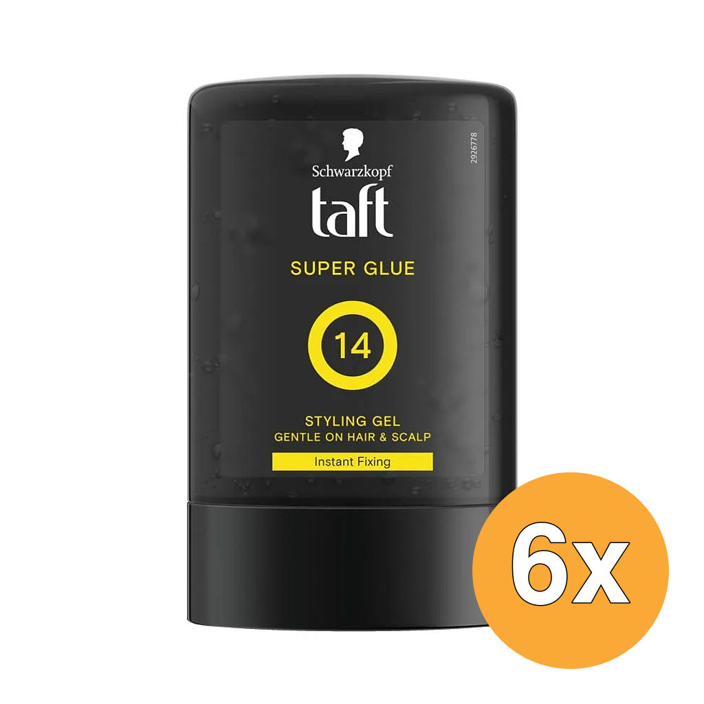 6x Taft Super Glue Tottle (300 ml)