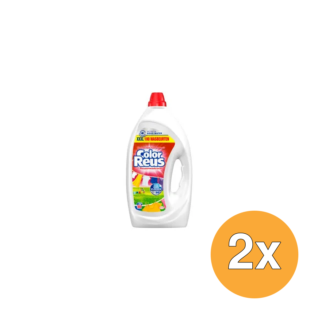 2x Color Reus Wasmiddel Gel XXXL (4500 ml)