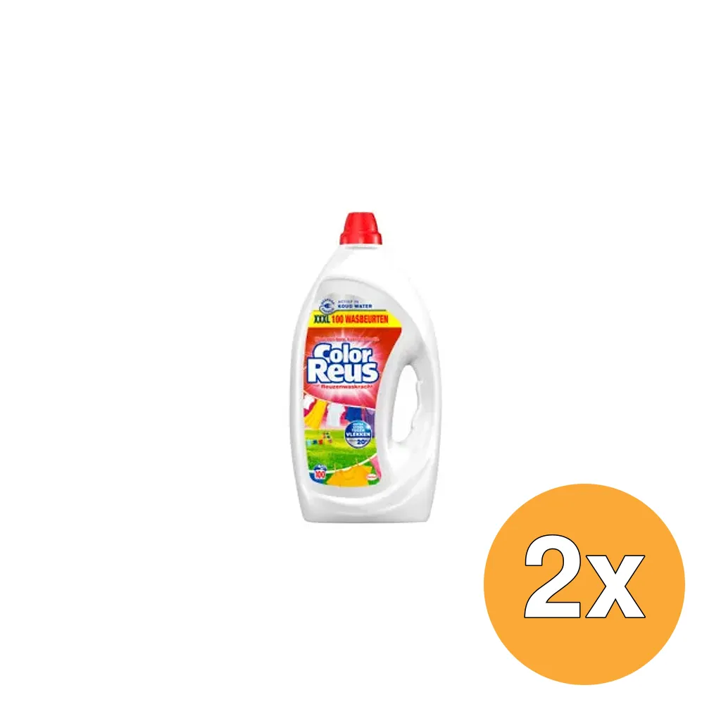 2x Color Reus Wasmiddel Gel XXXL (4500 ml)