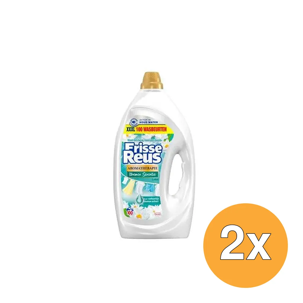 2x Frisse Reus Wasmiddel Gel Orchidee XXXL (4500 ml)