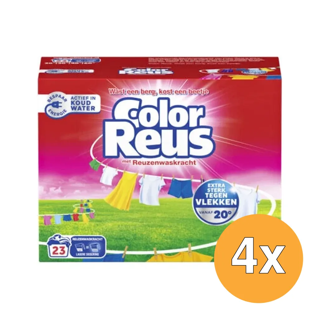 4x Color Reus Waspoeder Color (1150 gr)
