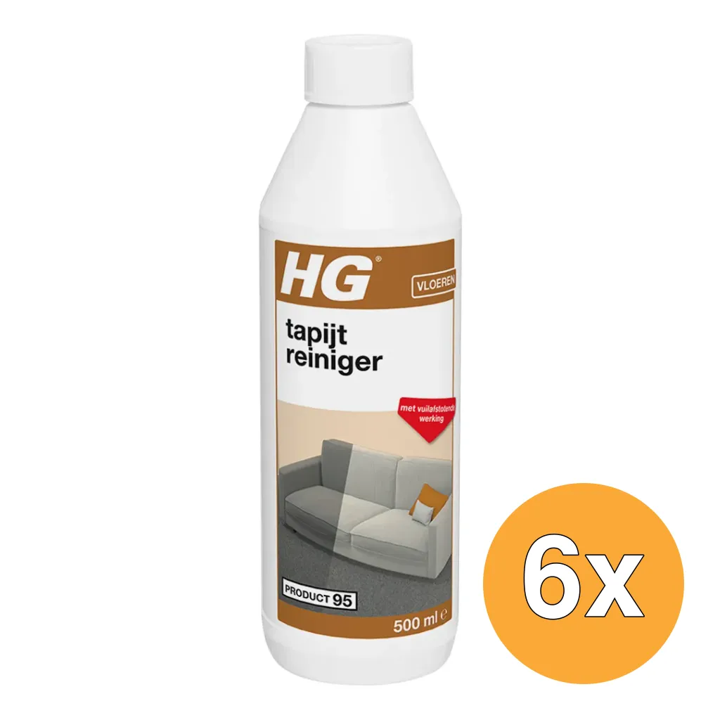 6x HG Tapijt Reiniger 95 (500 ml)